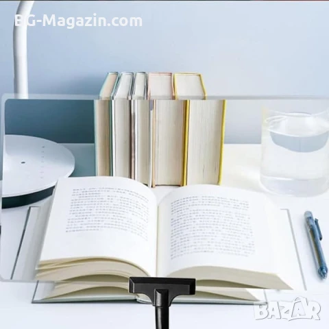 Мощна настолна правоъгълна лупа с щипка за четене шиене на гоблени бродиране A4 козметик маникюр, снимка 10 - Други инструменти - 50921000