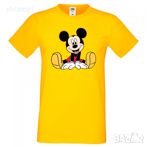 Мъжка тениска Mickey Mouse 11 Подарък,Изненада,Рожден ден, снимка 10 - Тениски - 36576603