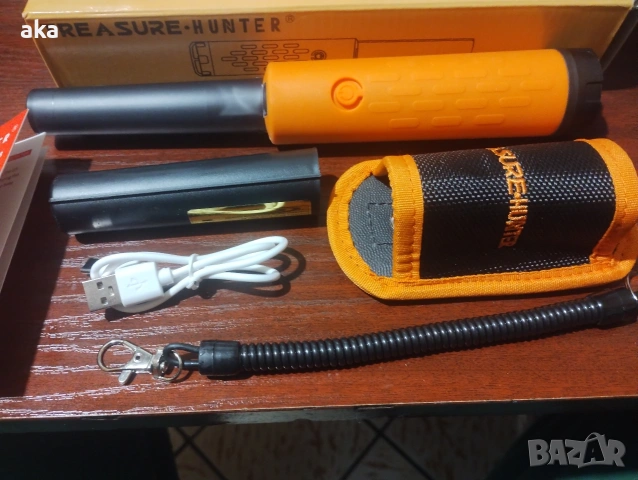 Преносим детектор за метал TERASURE-HUNTER водоустойчив пинпойнтер металотърсач , снимка 12 - Други инструменти - 53599128