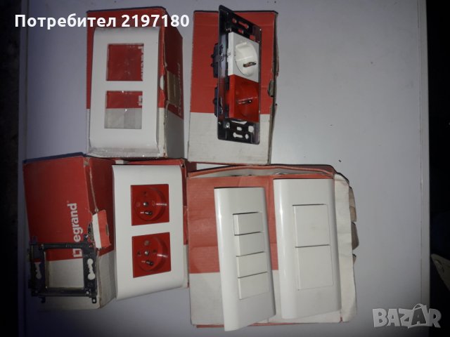 Комплект контакти и рамки LEGRAND, снимка 7 - Други машини и части - 27836885