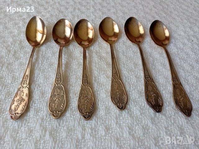 Руски позлатени лъжички, снимка 1