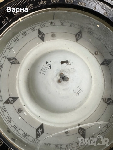 Корабен компас, снимка 3 - Антикварни и старинни предмети - 52983214