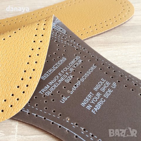 1517 Антибактериални стелки за обувки изкуствена кожа 36-46 номер, снимка 6 - Други - 29061474