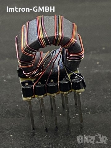 Дросел с намотка 2Х5 2,54мм, снимка 2 - Друга електроника - 43984863