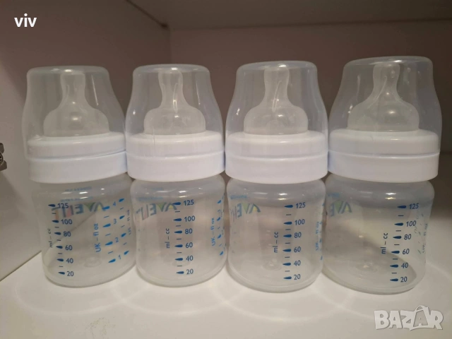 Шишета Philips Avent Anti - colic , снимка 2 - Прибори, съдове, шишета и биберони - 53280638