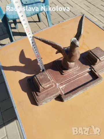 Мастилница масивна с гълъб, снимка 8 - Антикварни и старинни предмети - 49026564