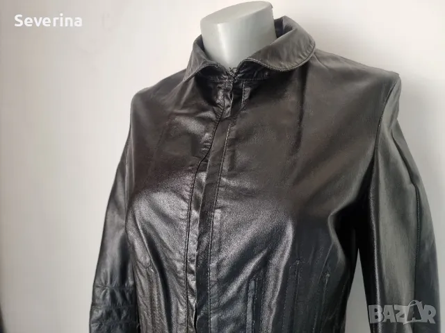  Blue Deep*Естествена кожа яке, снимка 4 - Якета - 48136437