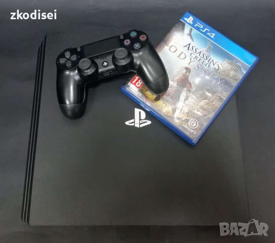 Sony PlayStation PS4 Pro 1бр. джойстик и 1бр. игра, снимка 1 - PlayStation конзоли - 43938226