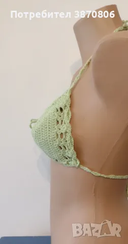 50% намаление Бюстие, сутиен, памук/акрил плаж, почивка М, L, XL, снимка 2 - Корсети, бюстиета, топове - 50233887