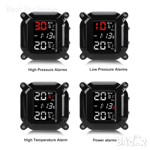 Система за следене на налягането в гумите за мотоциклети, снимка 8 - Гуми и джанти - 49469631