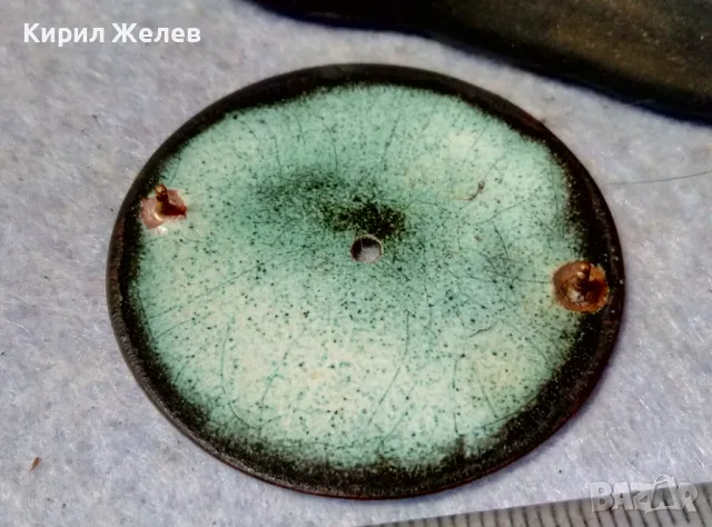 ПОРЦЕЛАНОВ ЦИФЕРБЛАТ с РИМСКИ ЦИФРИ от СТАР КОЛЕКЦИОНЕРСКИ ДЖОБЕН ЧАСОВНИК ШВЕЙЦАРИЯ 49700, снимка 8 - Антикварни и старинни предмети - 48576428