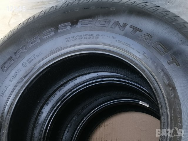 255/70R16 continental 7мм грайфер M+S-№50, снимка 12 - Гуми и джанти - 43437988