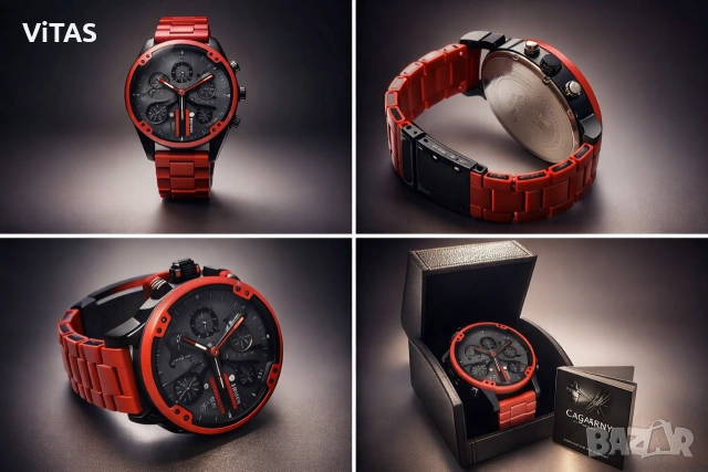 Мъжки часовник Cagarny., снимка 4 - Мъжки - 53579780