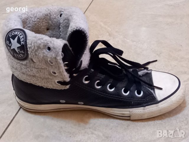 Зимни кецове Converse естествена кожа   4/4, снимка 3 - Кецове - 39022696