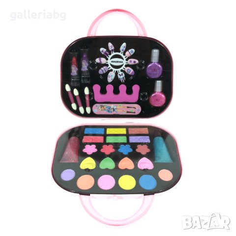 Детски комплект за грим и маникюр в чантичка, снимка 2 - Други - 40301428