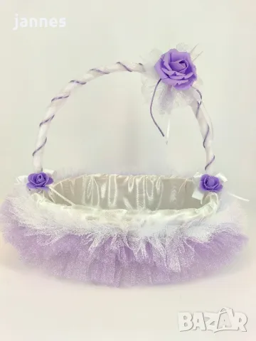 Сватбена кошница - разл цветове, снимка 3 - Сватбени аксесоари - 49213987