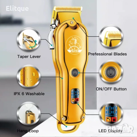 Машинка за подстригване VGR 650, снимка 6 - Други - 53127861