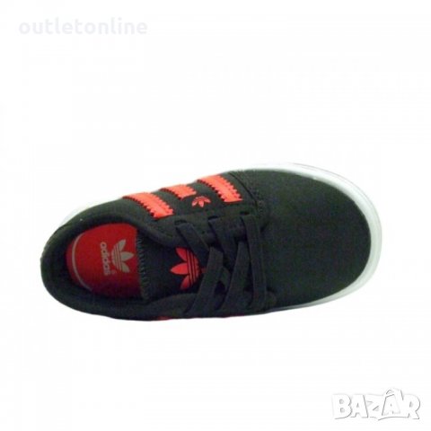 №22 и 26; Оригинални Детски кецове Adidas Originals Seeley I, Black/SolRed, снимка 2 - Детски маратонки - 27608315