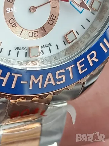 Топ Role 44mm.Yacht Master II GMT bi colour Ceramic дубликат Clone Часовник , снимка 2 - Мъжки - 50011801