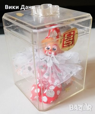 ретро Венеция Марков сувенир Палячо кукла с подвижни Очи, снимка 1