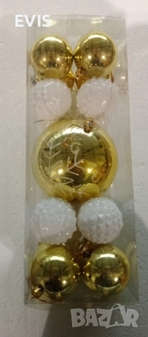 🎄 Коледни играчки , топки за елха– комплект 17 броя 🎄 , снимка 2 - Други - 51930493