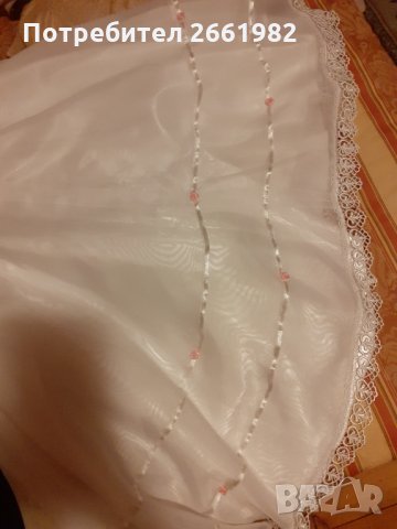 Уникална официална бяла рокля с дантела за специални поводи, снимка 6 - Детски рокли и поли - 33300901
