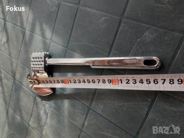 Немска маркова брадвичка - чук за месо брадва, снимка 7 - Антикварни и старинни предмети - 53283075