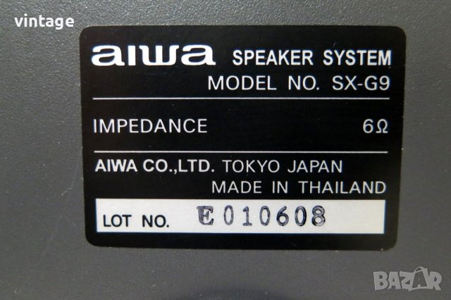Aiwa SX-G9, снимка 9 - Тонколони - 43908635