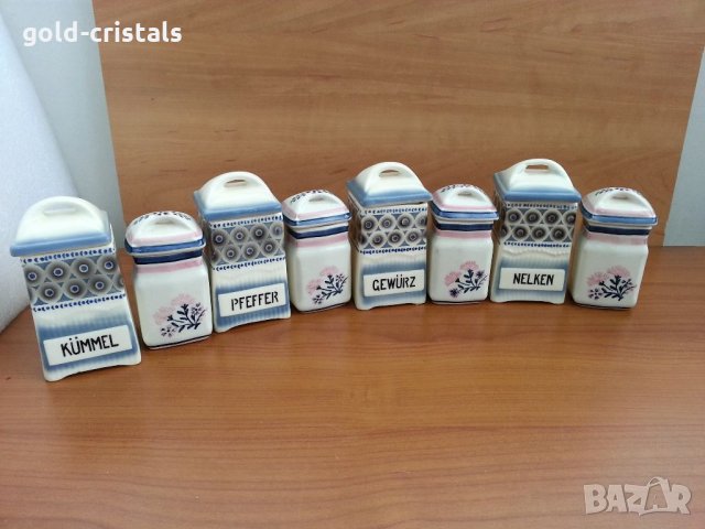 Стар немски сервиз за подправки, снимка 9 - Антикварни и старинни предмети - 32888755