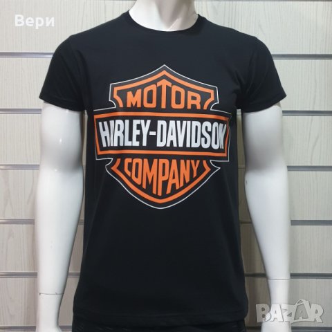 Нова мъжка тениска с трансферен печат MOTOR HARLEY DAVIDSON, мотори, снимка 5 - Тениски - 28295924