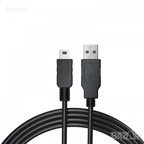 Мини USB кабел за GoPro Hero 1/2/3/3+/4/4s/HD, Черен, снимка 3 - Чанти, стативи, аксесоари - 27775861