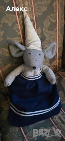 Голямо винтидж мишле, Норвегия, 55см, снимка 2 - Декорация за дома - 52433163