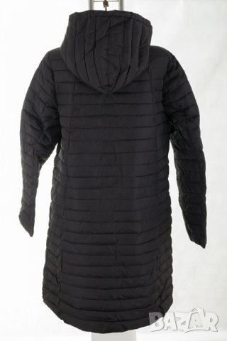 Дълго ватирано черно дамско яке марка Tantra - XL/2XL, снимка 3 - Якета - 29019686