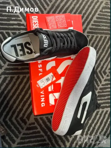 Мъжки маратонки Diesel Leroji, снимка 3 - Маратонки - 48312703