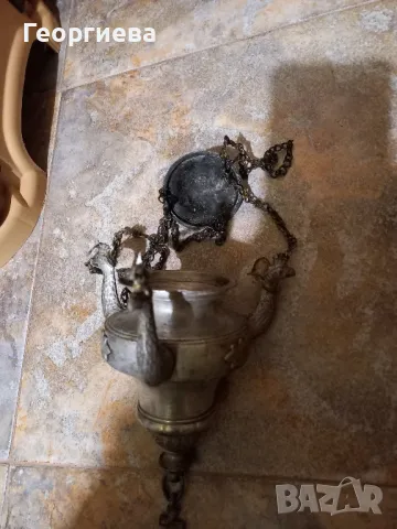 Две кандила от алуминий , снимка 6 - Антикварни и старинни предмети - 49497099