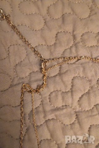  Позлатена сребърна огърлица с естествени перли  разпродажба , снимка 5 - Колиета, медальони, синджири - 33176071