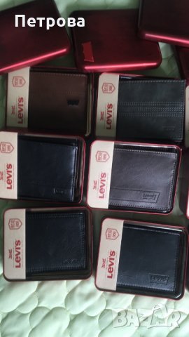 Оригинални мъжки кожени портфейли марка LEVI’S, снимка 2 - Портфейли, портмонета - 26454808