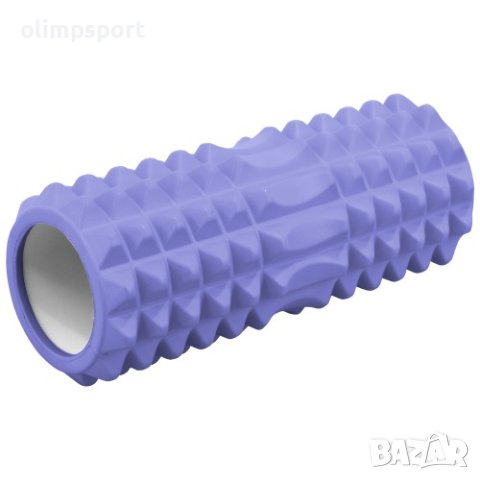 Фоумролер (Foam roller) с дълбок релеф за масаж., снимка 3 - Йога - 43056423