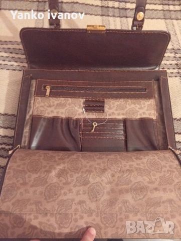 Кожена бизнес чанта,чанта за документи, снимка 6 - Чанти - 53516917