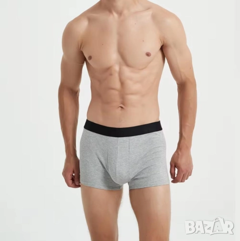 Антибактериални Боксерки Антимикробно Мъжко Бельо Дишащо Анти-миризма 100% Сребърни Нишки Бързосъхне, снимка 2 - Бельо - 51536433