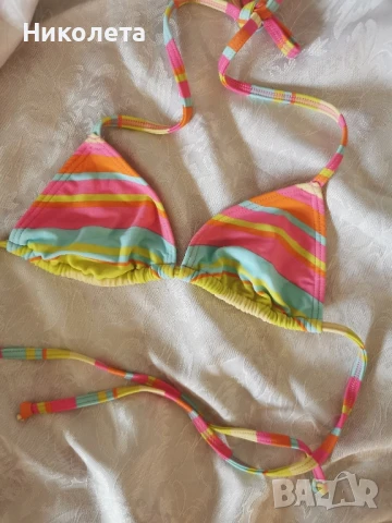 Горнище на бански в свежи цветове, снимка 5 - Бански костюми - 50687766