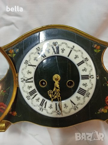 Стар антикварен настолен часовник Jean Perret & Cie S.A Geneve, снимка 4 - Антикварни и старинни предмети - 43153943