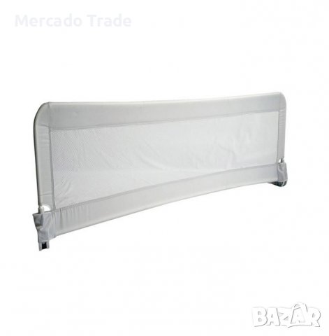 Защитна преграда Mercado Trade, За легло, Сгъваема, Сив, снимка 3 - Бебешки легла и матраци - 40059626