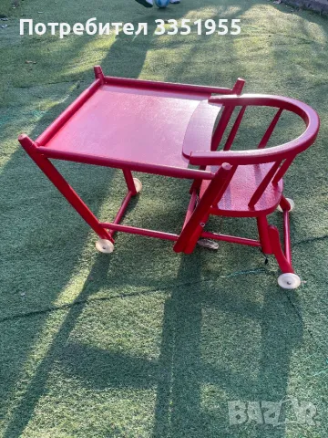 Детско столче за хранене и игра, снимка 15 - Антикварни и старинни предмети - 49216923