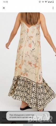 Дълга рокля H&М 40 М/Л, снимка 2 - Рокли - 37257306