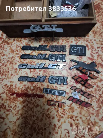 Редки емблеми Gti, Syncro, 16 V и др. за Vw Golf Mk2, снимка 1