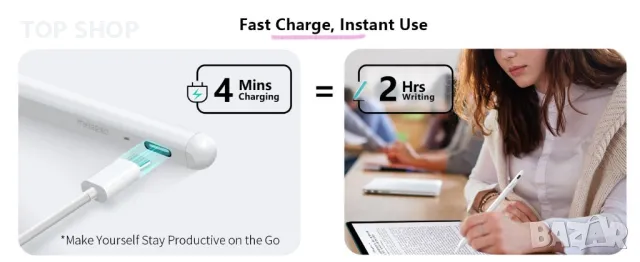 Оригинален стилус Metapen  Pencil A8 iPad, снимка 15 - Таблети - 48472285