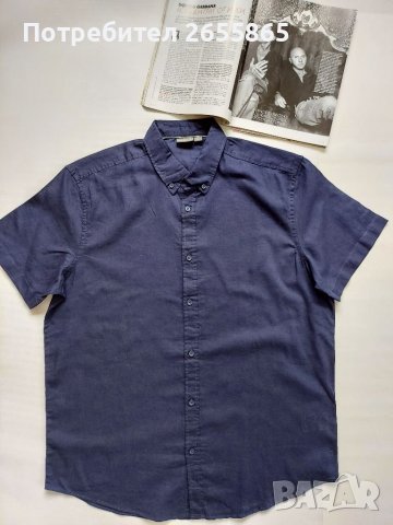 Мъжка ленена Риза Watson's, снимка 1