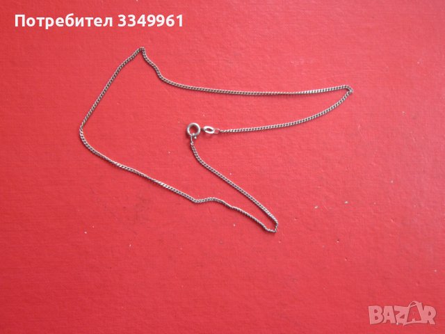 Страхотна сребърна верижка колие 835 ФБМ 10, снимка 3 - Колиета, медальони, синджири - 36701082