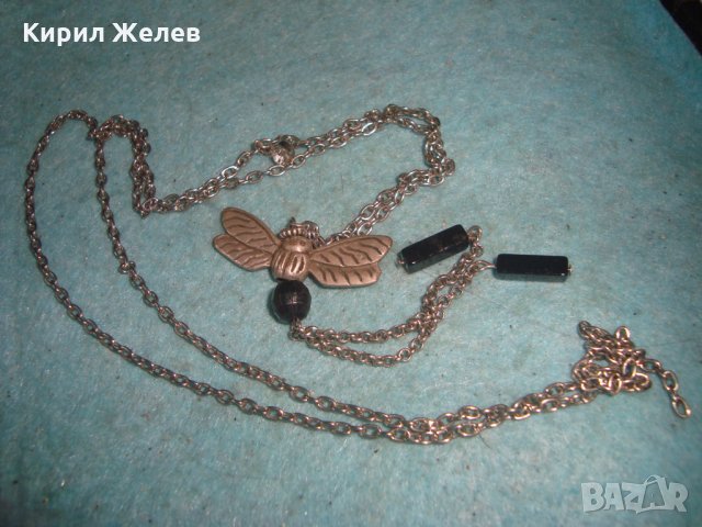 ФИГУРАЛНА СРЕБРИСТА АРТ ВИСУЛКА ПЕНДАНТ с ВЕРИЖКА НАКИТ БИЖУ УКРАШЕНИЕ МЕДАЛЬОН 5531, снимка 8 - Колиета, медальони, синджири - 35273866